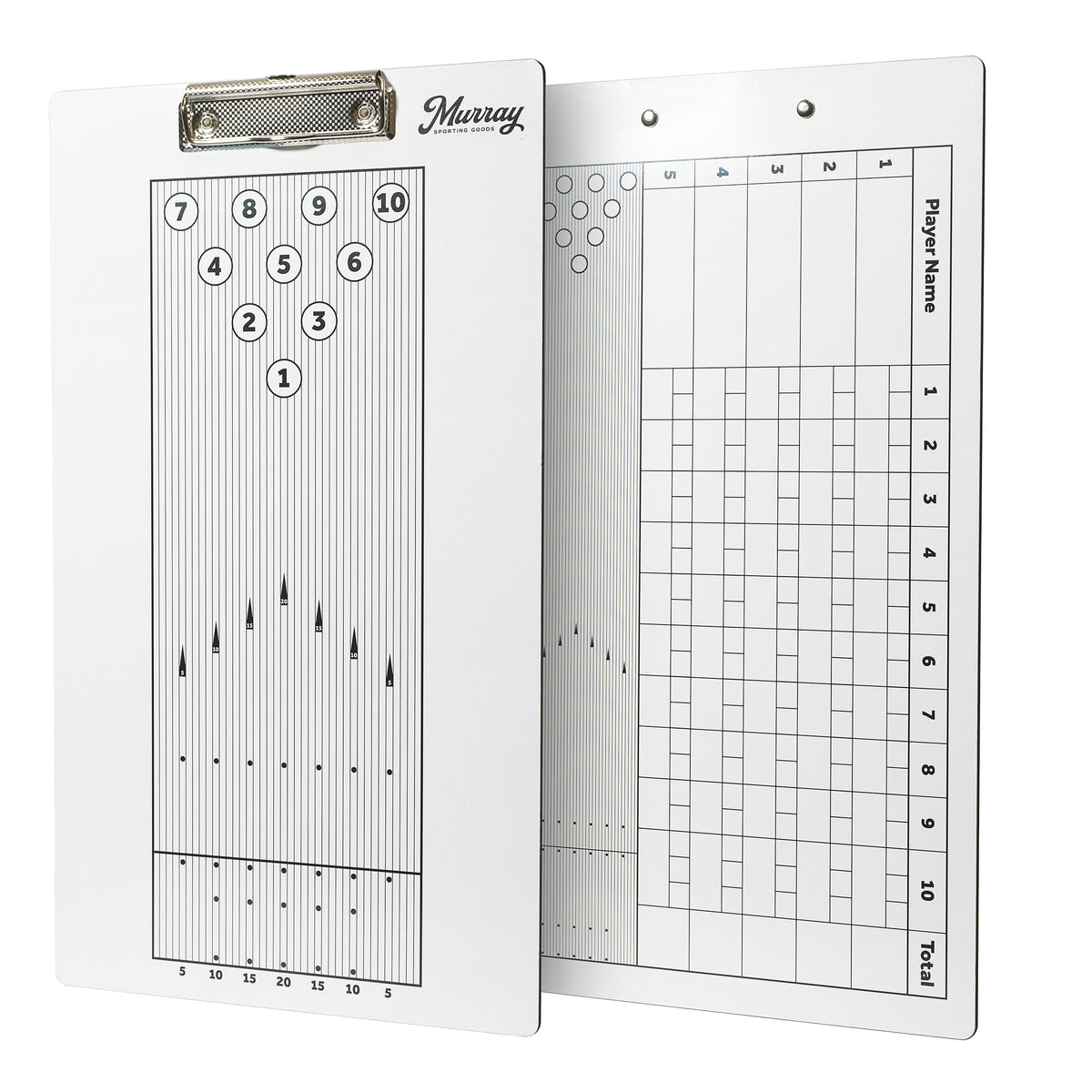 Murray Sporting Goods Bowling Dry Erase Coaches Clipboard