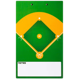Elite Dry Erase Baseball Coaches Clipboard - Back