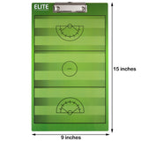 Elite Dry Erase Women's Lacrosse Coaches Clipboard - Dimensions