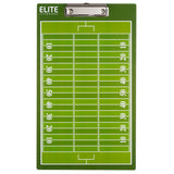 Elite Dry Erase Football Coaches Clipboard - Front