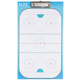 Elite Dry Erase Hockey Coaches Clipboard - Front 