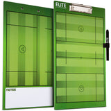 Elite Dry Erase Lacrosse Coaches Clipboard - Side by Side