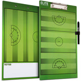 Elite Dry Erase Women's Lacrosse Coaches Clipboard - Side by Side