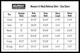 Murray Sporting Goods Women's V-Neck Referee Shirt - Size Chart