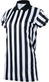 Murray Sporting Goods Women's Collared Black and White Stripe Referee Shirt