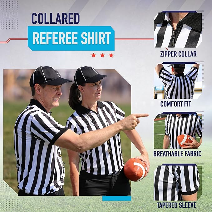 Murray Sporting Goods Men's Football Collared Referee Shirt