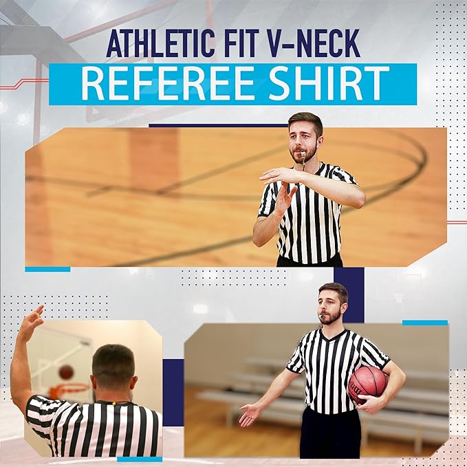 Murray Sporting Goods Men's Basketball V-Neck Referee Shirt