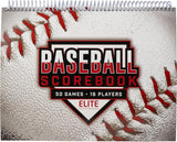 Elite Baseball Scorebook - 50 Games