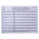 Elite Basketball Scorebook - 50 Games Score Book Side by Side Score Keeping Book for Stats |Elite Basketball Stat Tracking Book - High School, Middle School, Little League for Scorekeepers