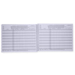 Elite Basketball Scorebook - 50 Games Score Book Side by Side Score Keeping Book for Stats |Elite Basketball Stat Tracking Book - High School, Middle School, Little League for Scorekeepers