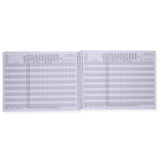 Elite Basketball Scorebook - 50 Games Score Book Side by Side Score Keeping Book for Stats |Elite Basketball Stat Tracking Book - High School, Middle School, Little League for Scorekeepers