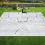 Murray Sporting Goods Basketball Court Marking Stencil Kit with Baselines, Sidelines, and Half Court Lines