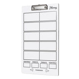 Murray Sporting Goods Basketball Timeout Dry Erase Coaches Clipboard | Double-Sided Basketball Court Clipboard Dry Erase White Board | Basketball Gift for Coach