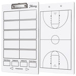 Murray Sporting Goods Basketball Timeout Dry Erase Coaches Clipboard | Double-Sided Basketball Court Clipboard Dry Erase White Board | Basketball Gift for Coach