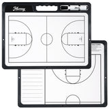 Murray Sporting Goods Whiteboard Premium Basketball Coaches Clipboard | Double-Sided Basketball Whiteboard with Marker