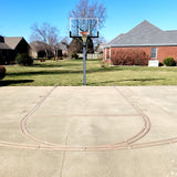 Murray Sporting Goods Basketball Court Marking Stencil Kit