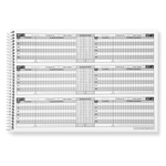 Murray Sporting Goods Volleyball Scorebook - 30 Matches - 20 Positions | Score Keeping Book for Stats - Youth, Little League, Adult