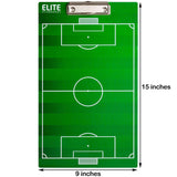 Elite Dry Erase Soccer Coaches Clipboard - Dimensions