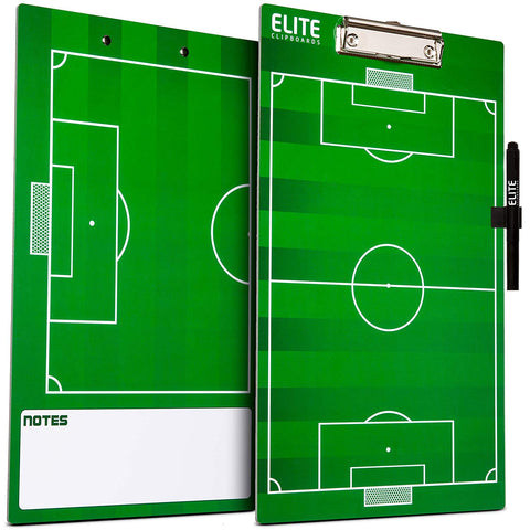 Elite Dry Erase Soccer Coaches Clipboard - Side by Side