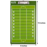 Elite Dry Erase Football Coaches Clipboard - Dimensions