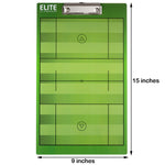 Elite Dry Erase Lacrosse Coaches Clipboard - Dimensions