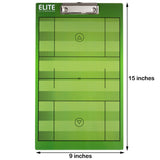 Elite Dry Erase Lacrosse Coaches Clipboard - Dimensions