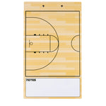 Elite Coaches Clipboard Basketball Dry Erase - Back