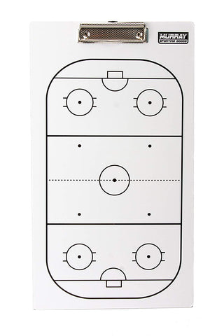 Murray Sporting Goods Dry Erase Hockey Coaches Clipboard - Front