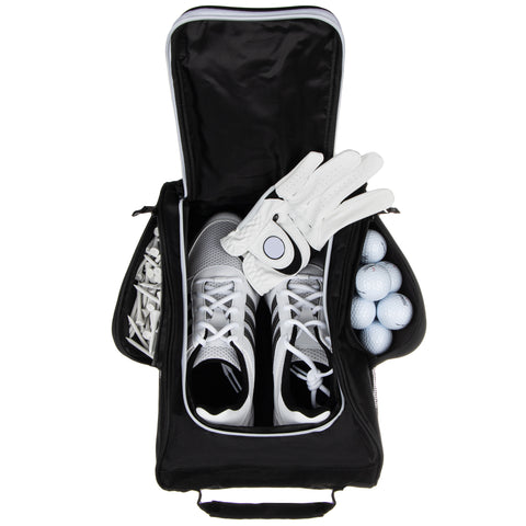 Stripe Golf Shoe Carrier Bag - Store Golf Shoes, Golf Gloves, Tee, Golf Balls, Etc.