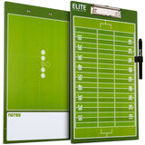 Elite Dry Erase Football Coaches Clipboard - Side by Side