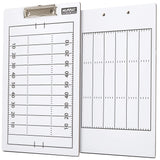 Murray Sporting Goods Dry Erase Football Coaches Clipboard - Double-Sided