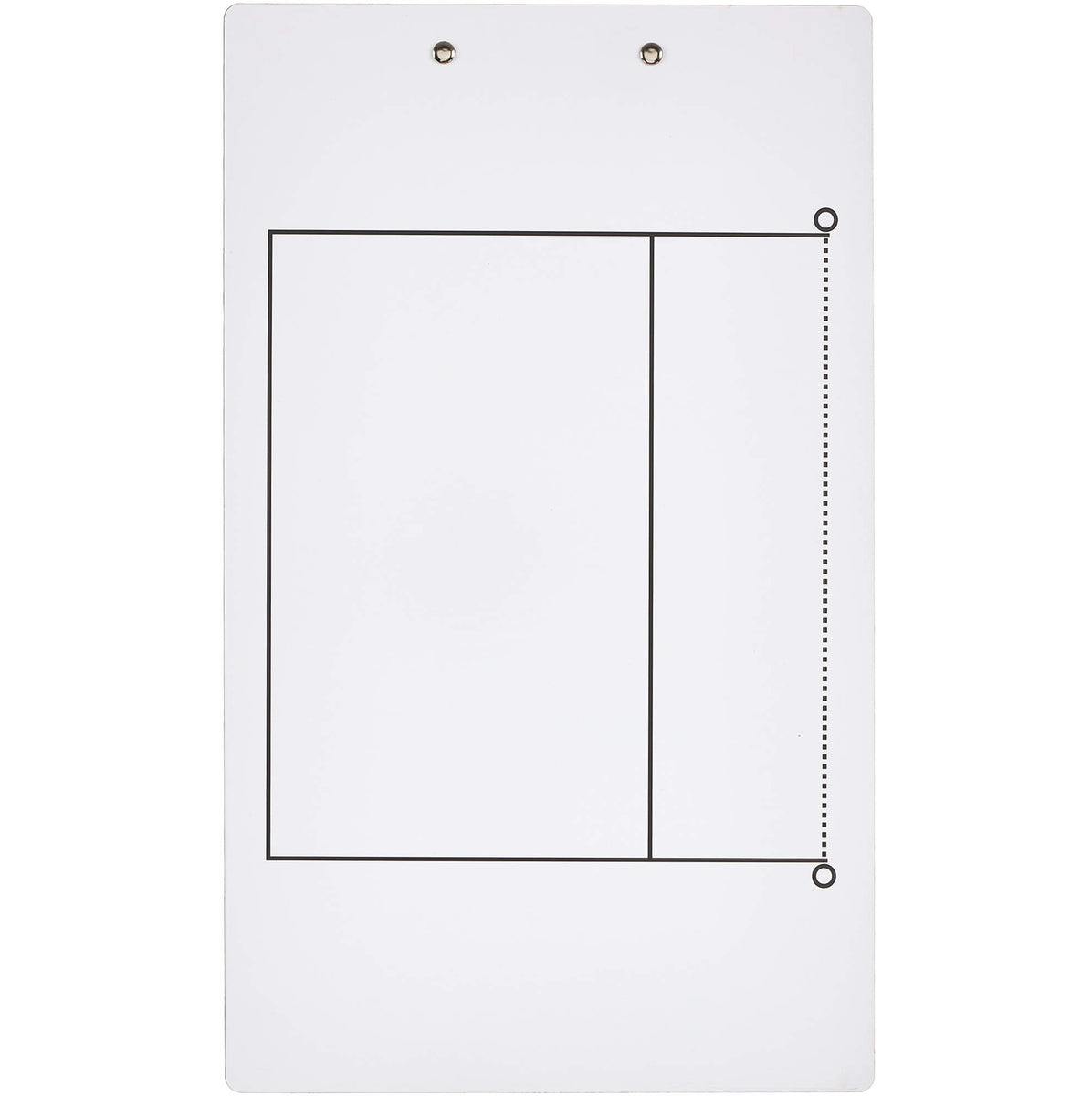 Tableau Effaçable à Sec Volley-Ball - Double Face - Pour Entraîneurs - 40,6 X 22,9 Cm