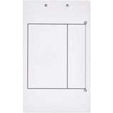 Murray Sporting Goods Dry Erase Volleyball Coaches Clipboard - Back