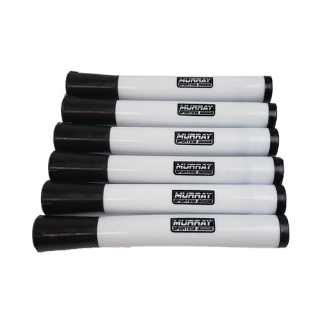 Premium Clipboards 6-Pack Dry Erase Replacement Markers | Murray Sporting Goods