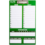 Elite Dry Erase Baseball Coaches Clipboard - Front